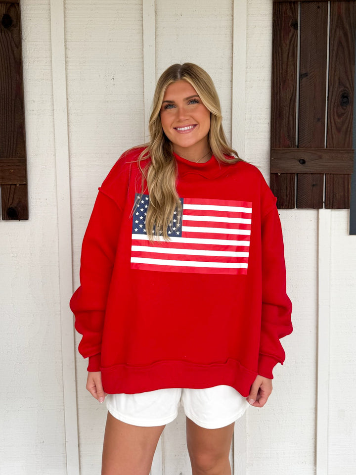 The USA & Flag Sweatshirt
