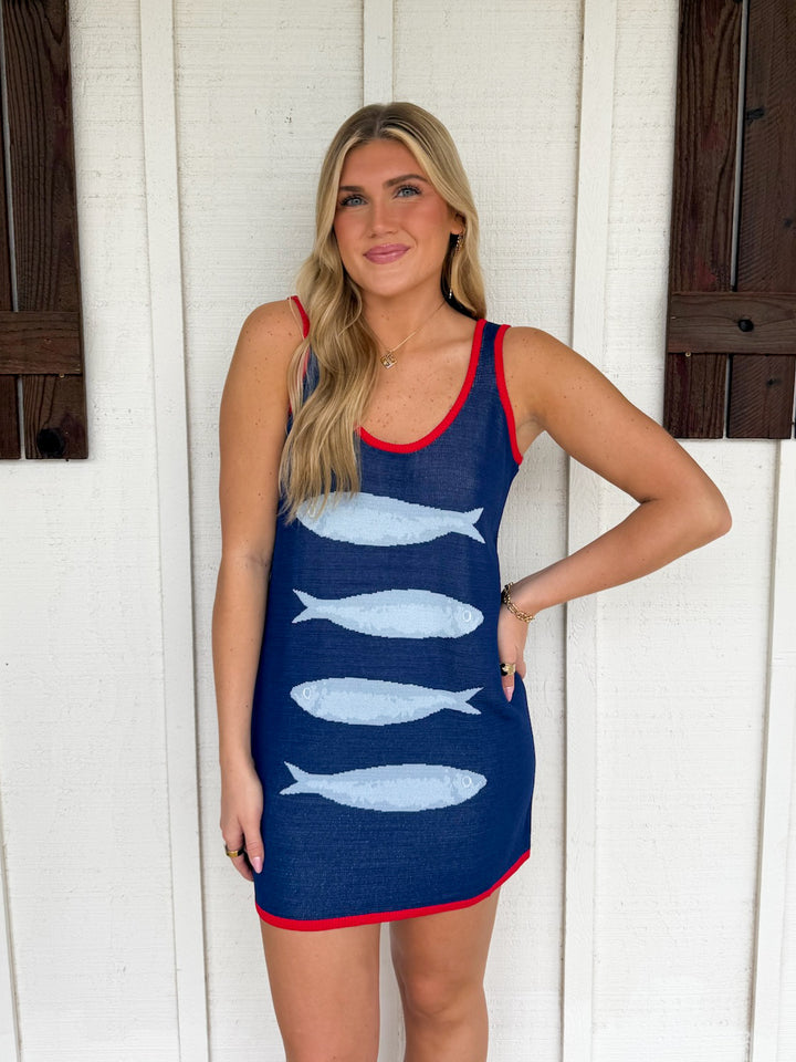 MUMU Next Stop Mini Dress