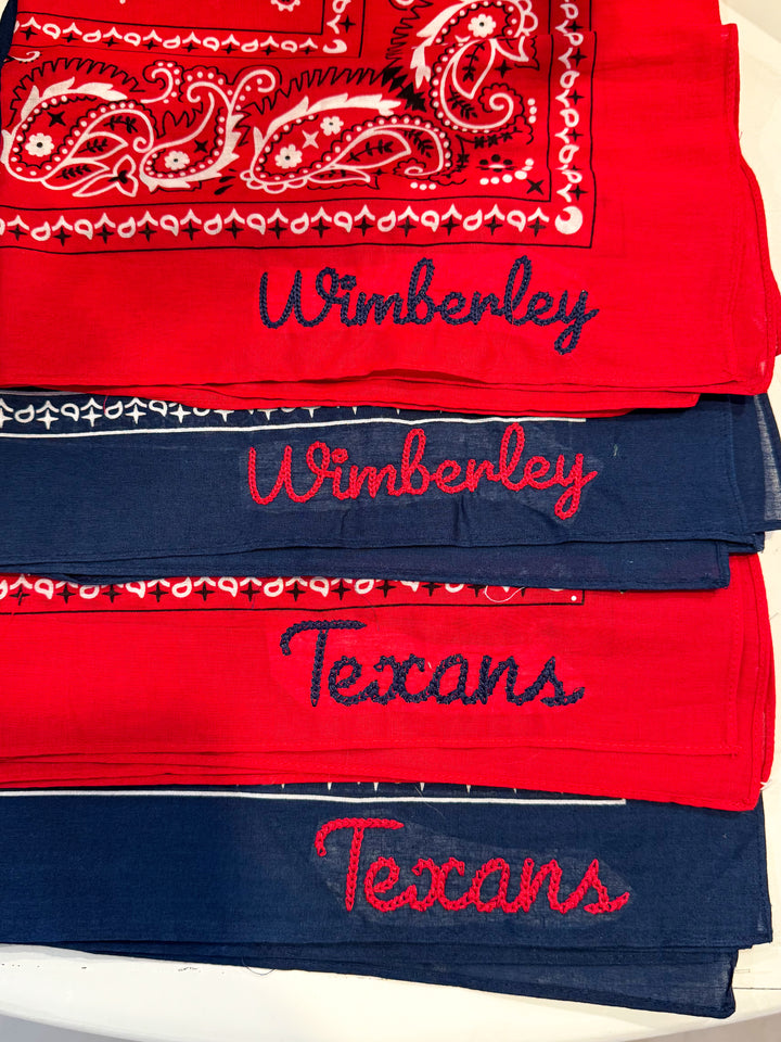 School Spirit Bandanas