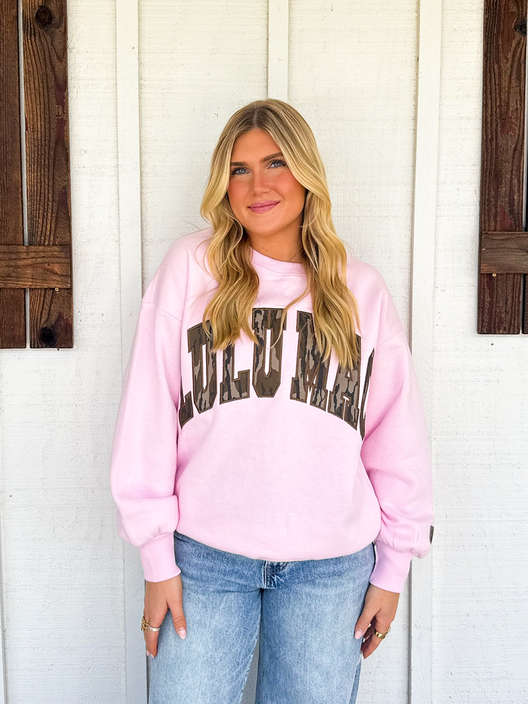 Lulu Mac Mossy Oak Sweatshirt