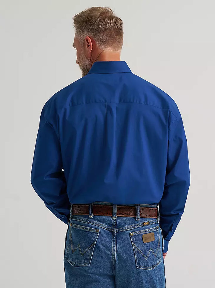Wrangler Men's George Strait One Pocket LS Stretch Shirt