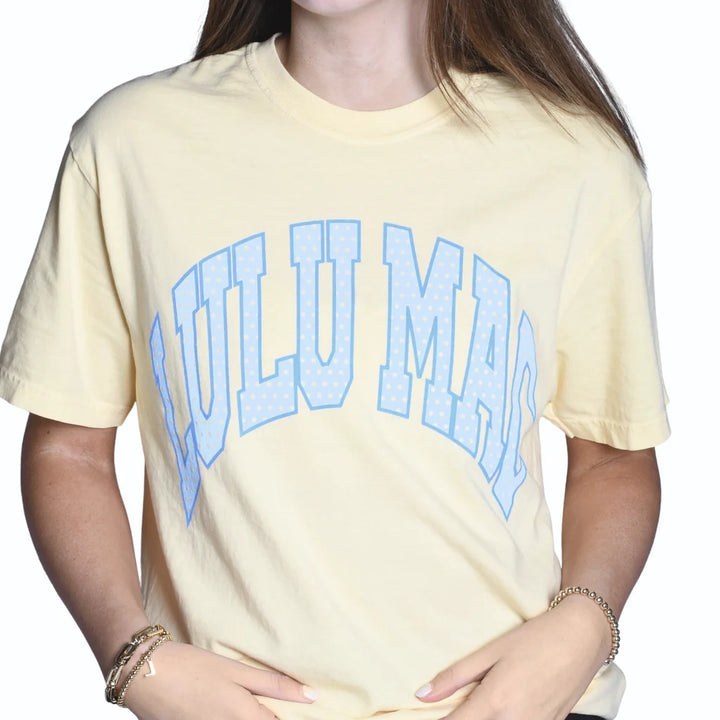 Lulu Mac Polka Dot Logo Tee