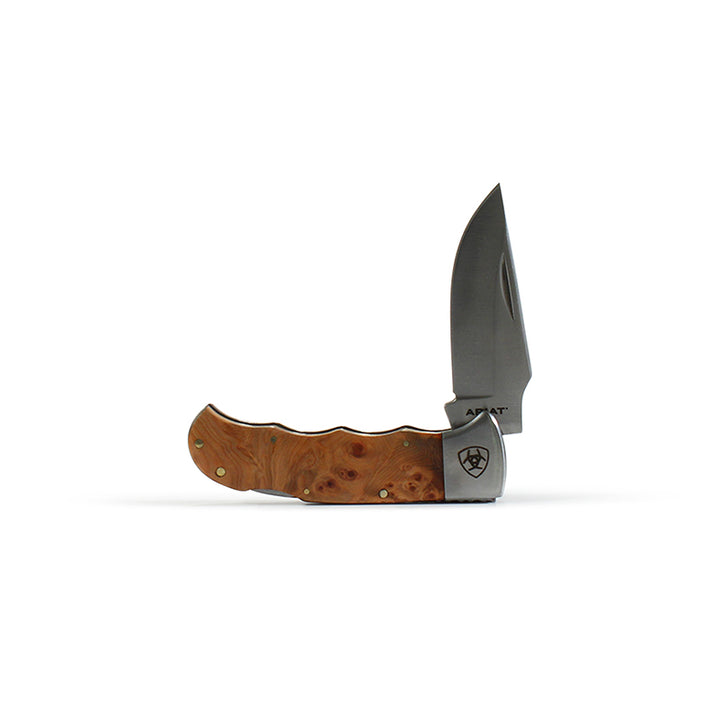 Ariat Folding Knife Smooth Medium 3"