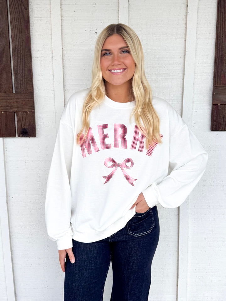 The Merry Bow Sweatshirt