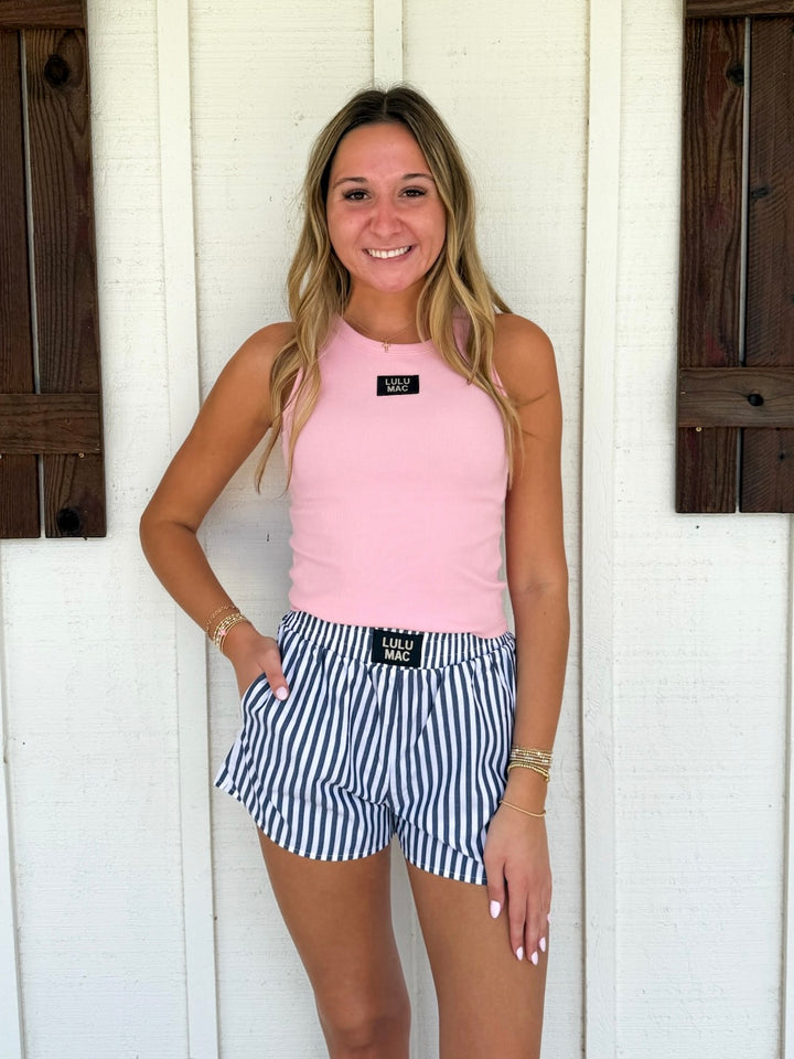 Lulu Mac Striped Boxer Shorts