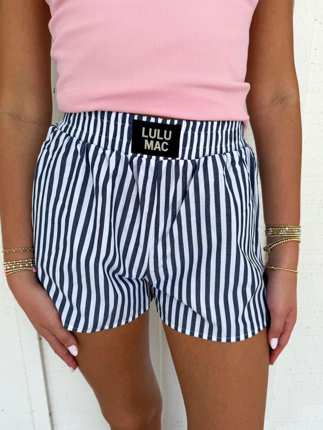 Lulu Mac Striped Boxer Shorts