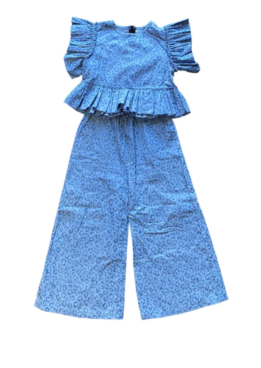 BR Leopard Denim Set