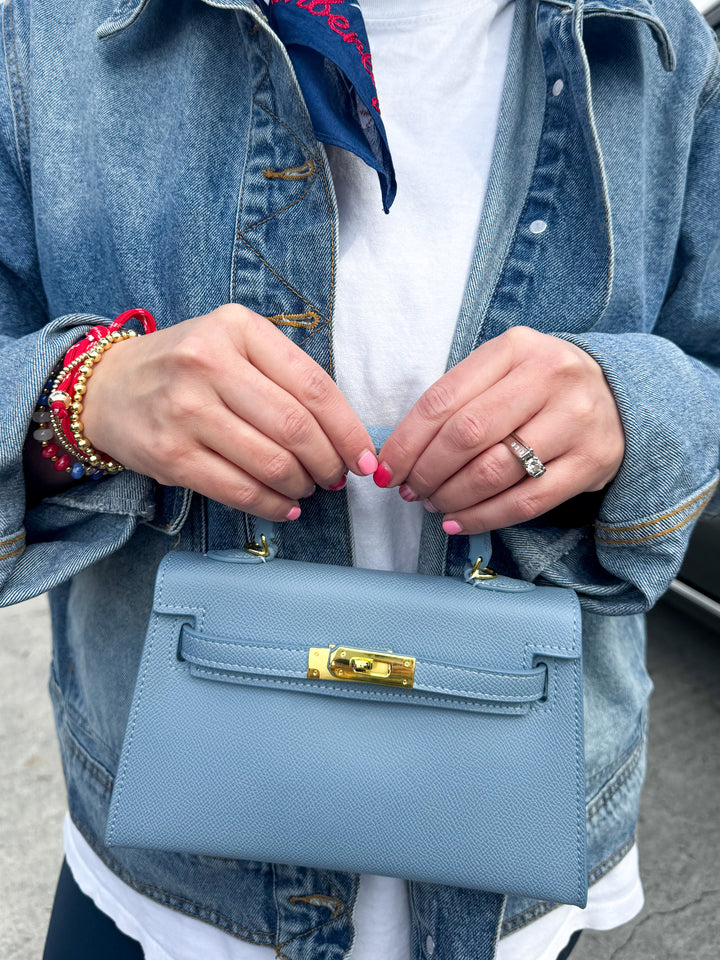 B&C Structured Top Handle Bag