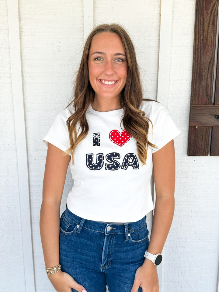 The Preppy Patriot Top