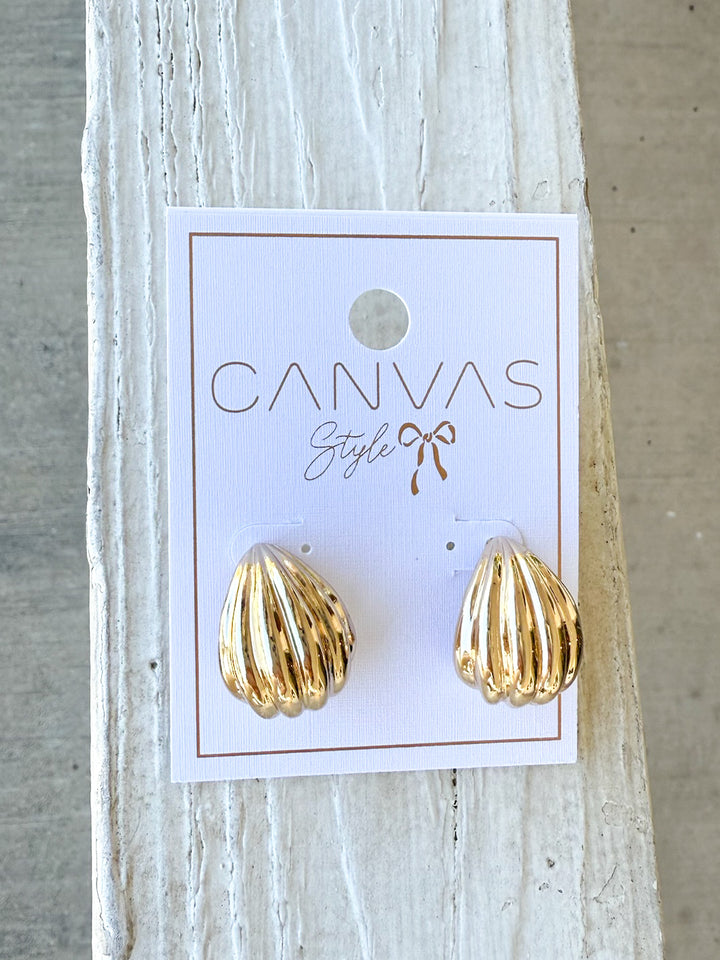 Ronnie Ribbed Arch Hoops