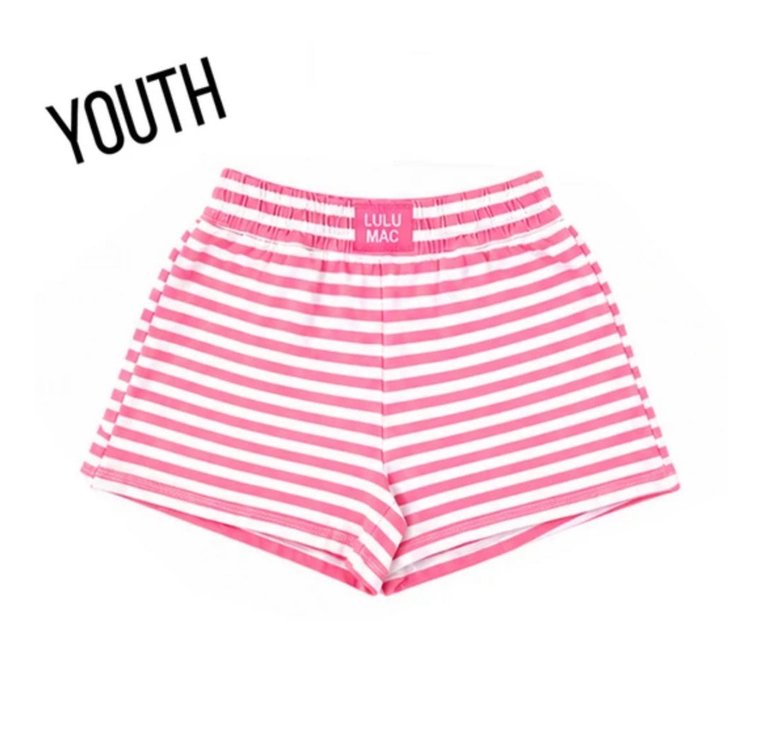 BR Youth Lulu Mac Stripped Society Shorts