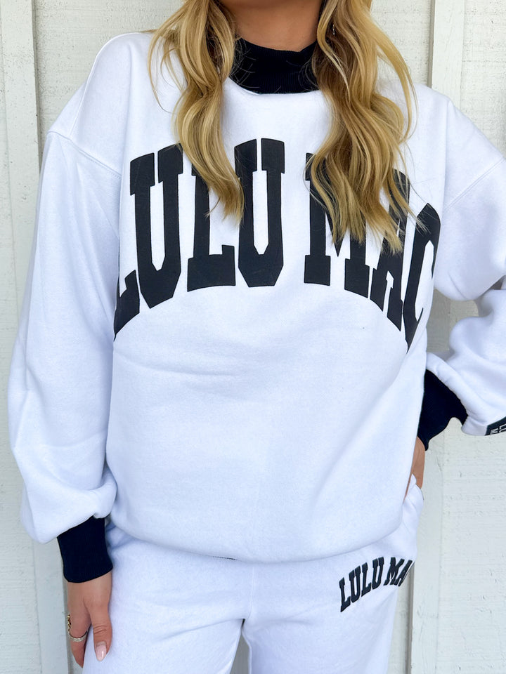 Lulu Mac Puff Mock Neck Sweatshirt