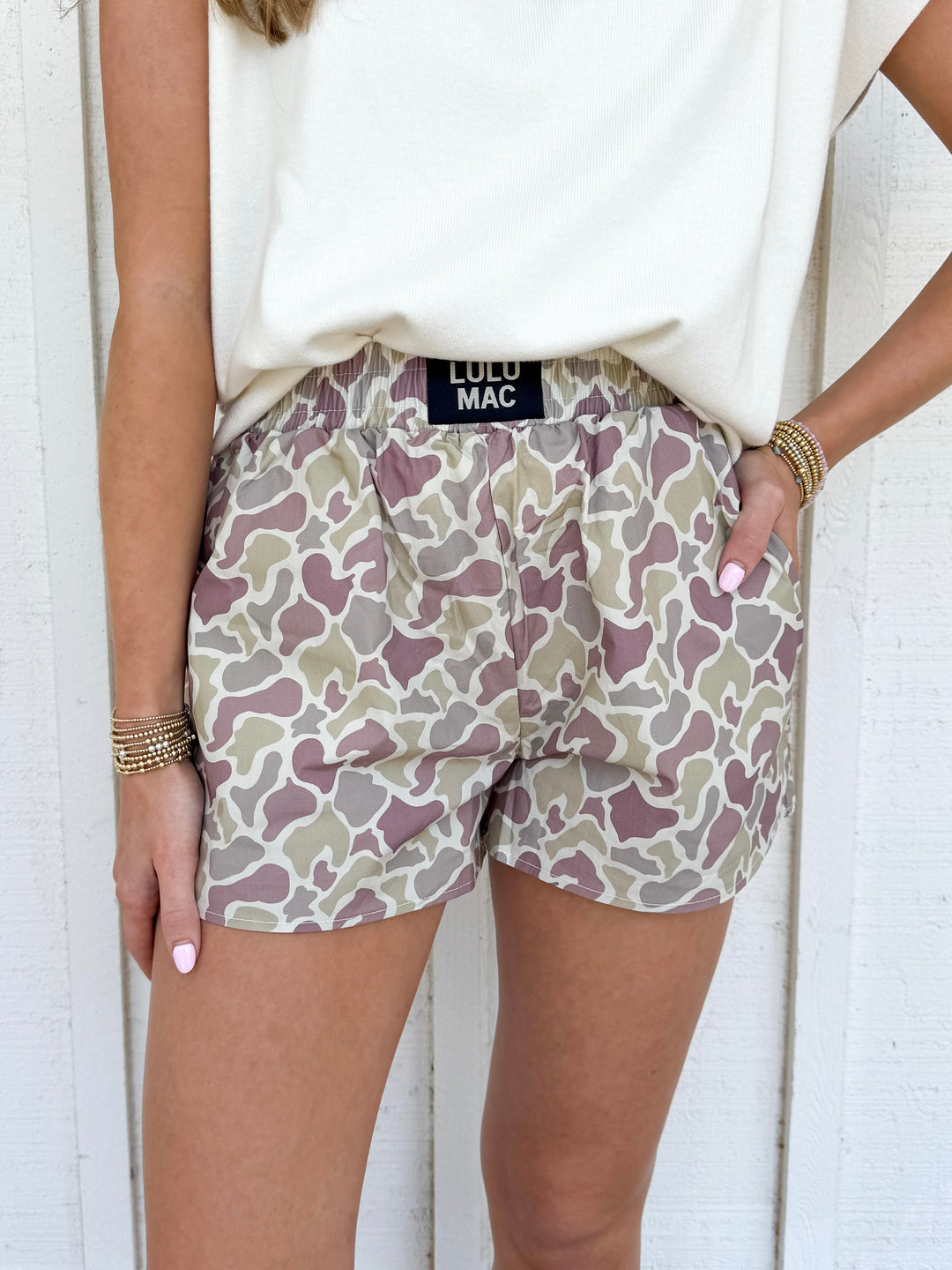 Lulu Mac Camo Boxer Shorts