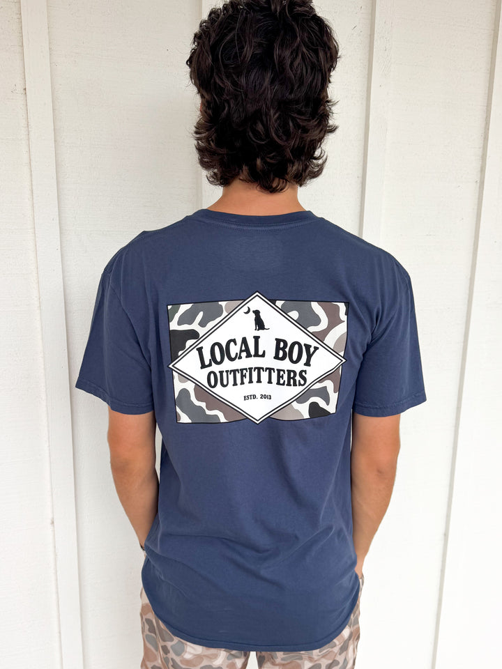 The Local Boy Founders Flag Pocket Tee