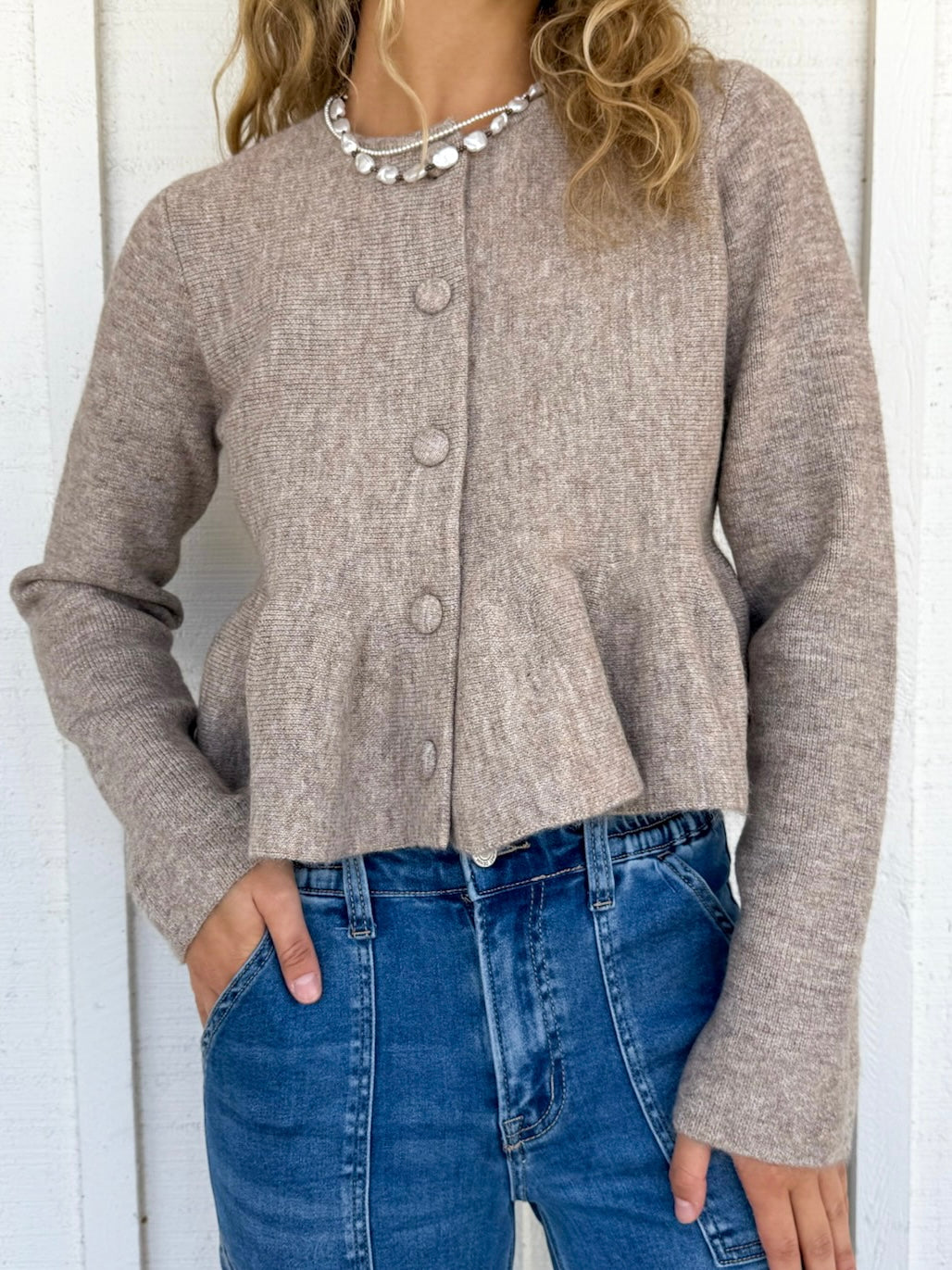 The Carolyn Cardigan Top