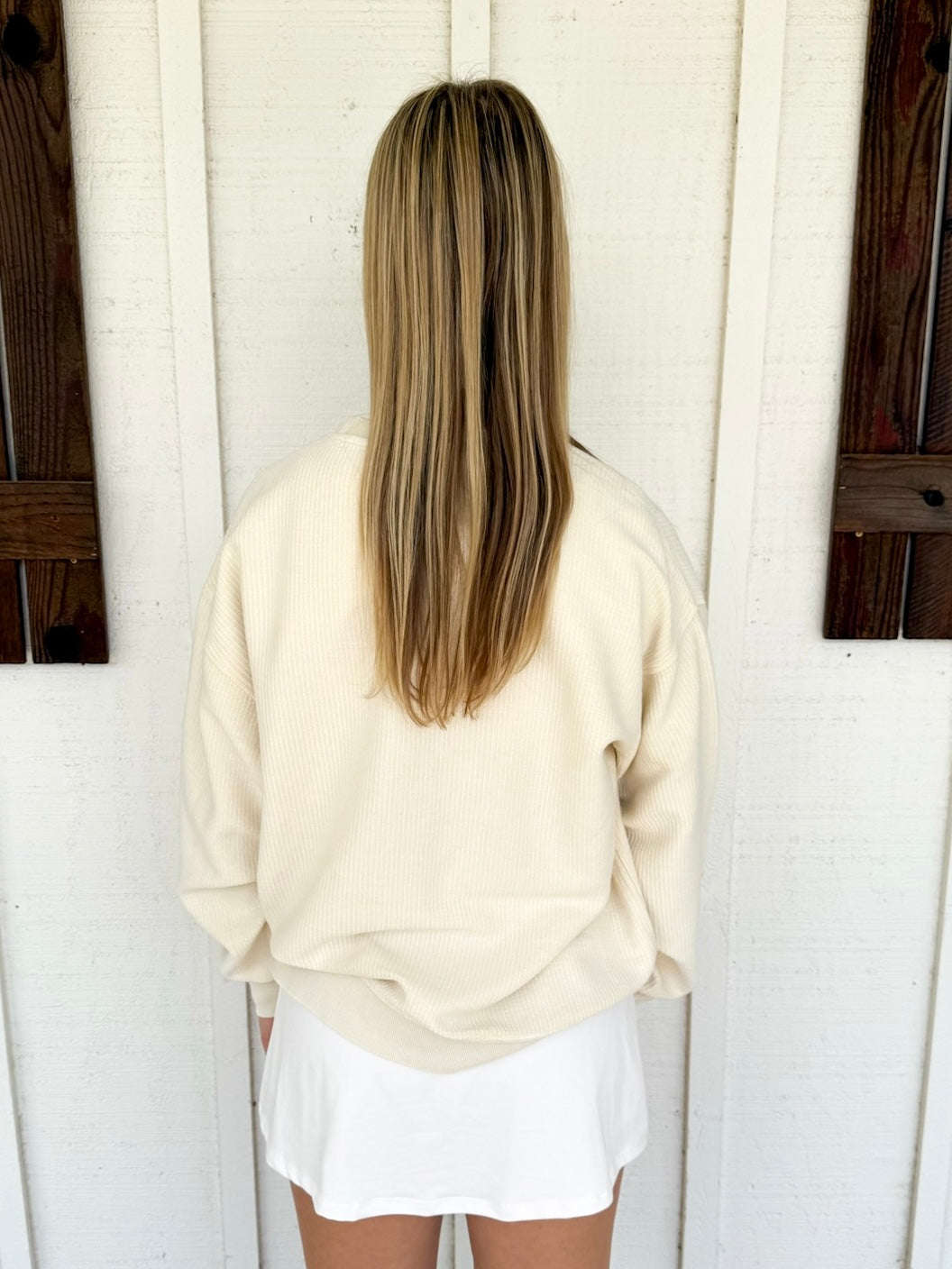 Lucky You Corded Sweatshirt