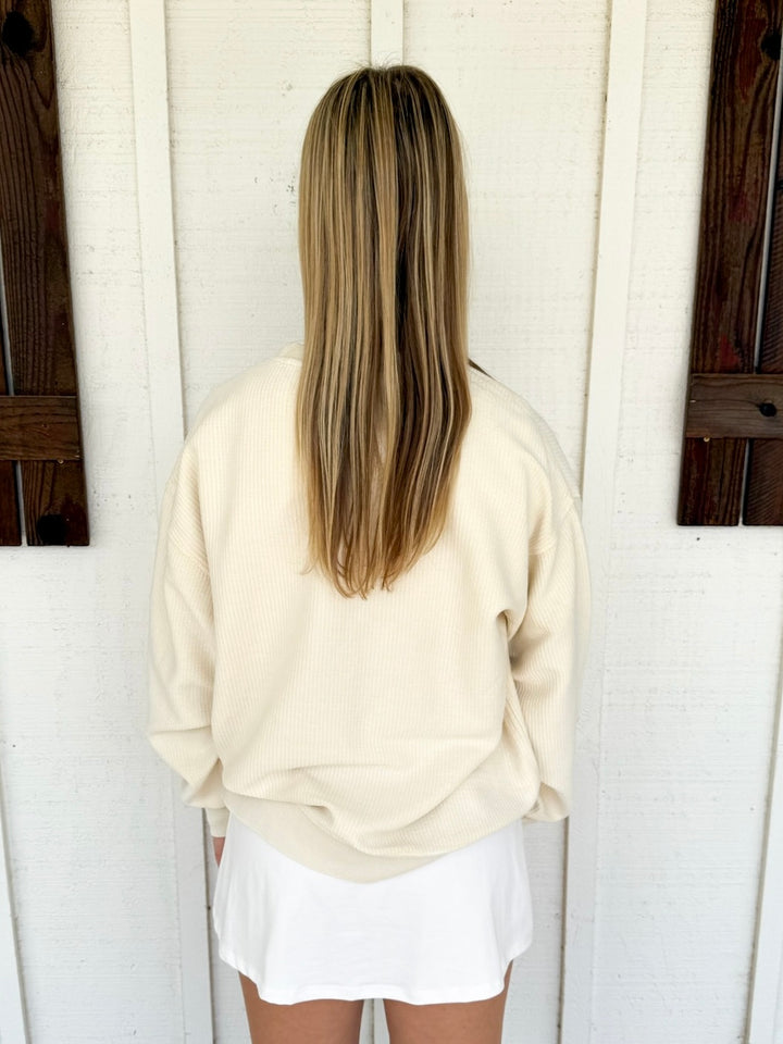 Lucky You Corded Sweatshirt