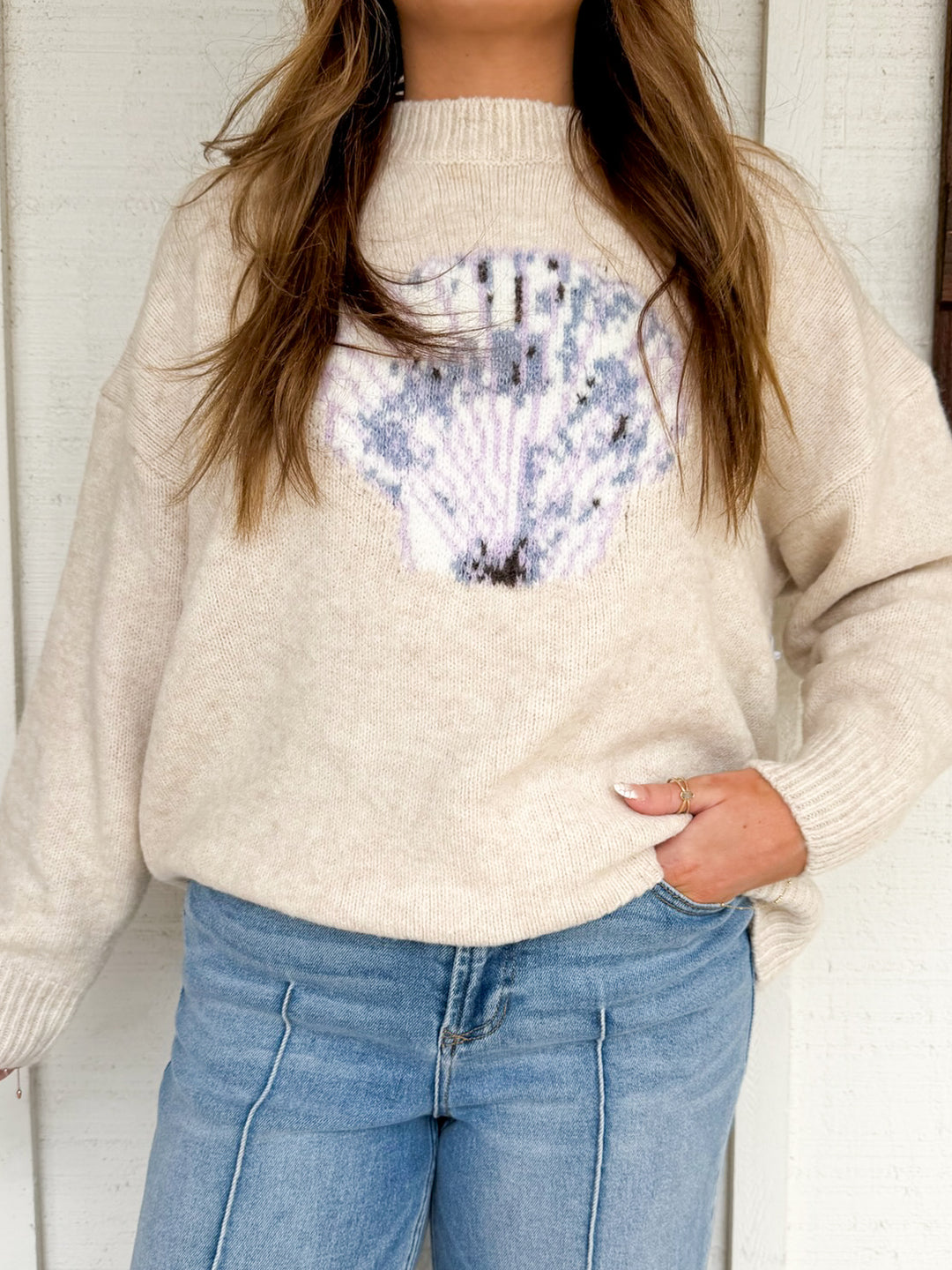 The Sally Seashell Sweater