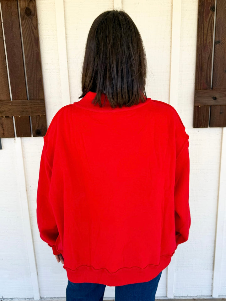 The Merry Striped Sweatshirt