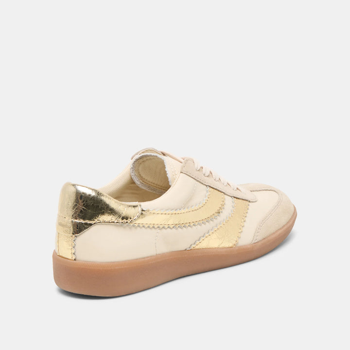 Dolce Vita Merit Sneakers - White/Gold