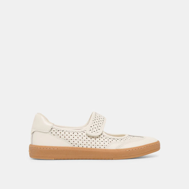 Dolce Vita Nanet Sneaker - White Perforated Leather