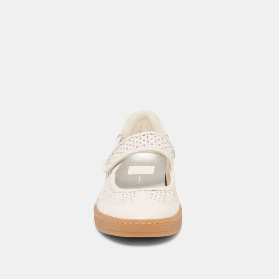 Dolce Vita Nanet Sneaker - White Perforated Leather