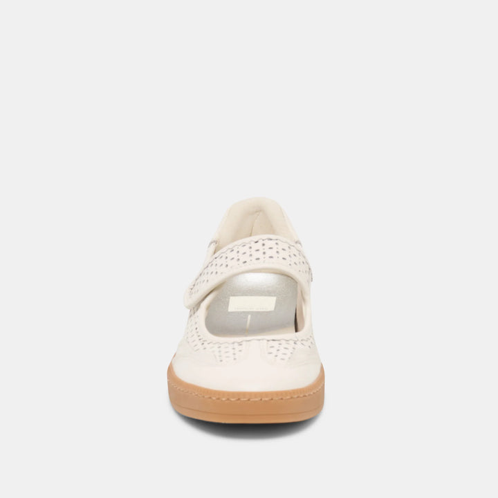 Dolce Vita Nanet Sneaker - White Perforated Leather