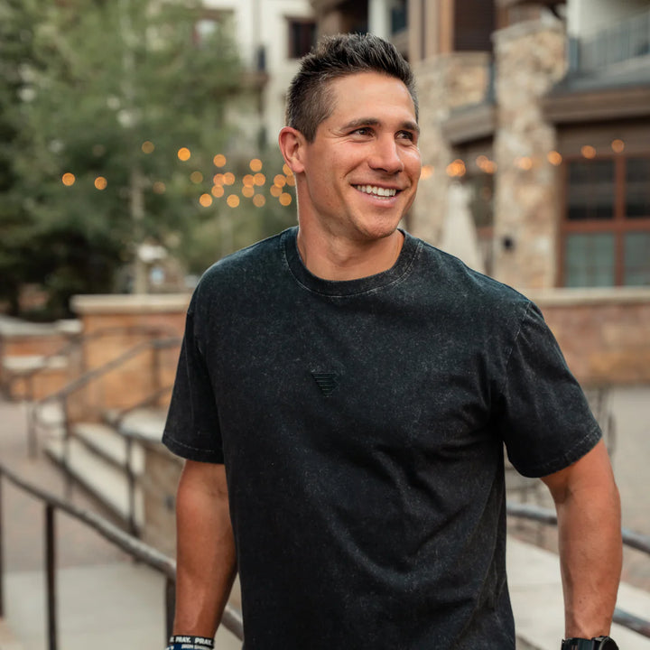 Burlebo Vintage Washed B Logo Tee