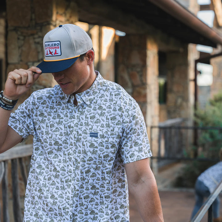 Burlebo Performance Button Up - Into The Wild