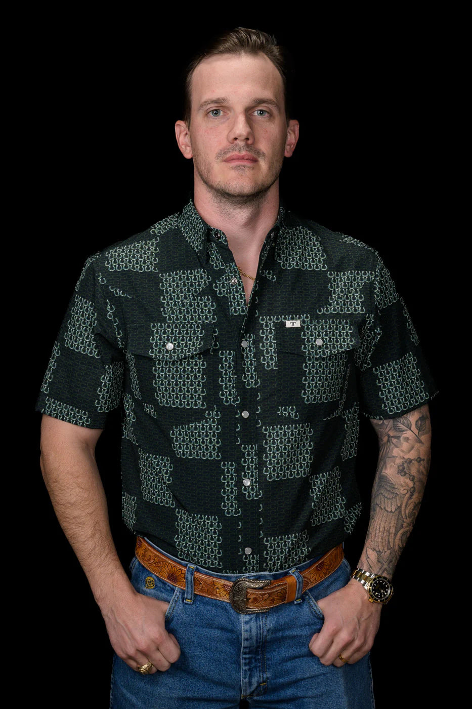 The Dallas Short Sleeve Snap Shirt
