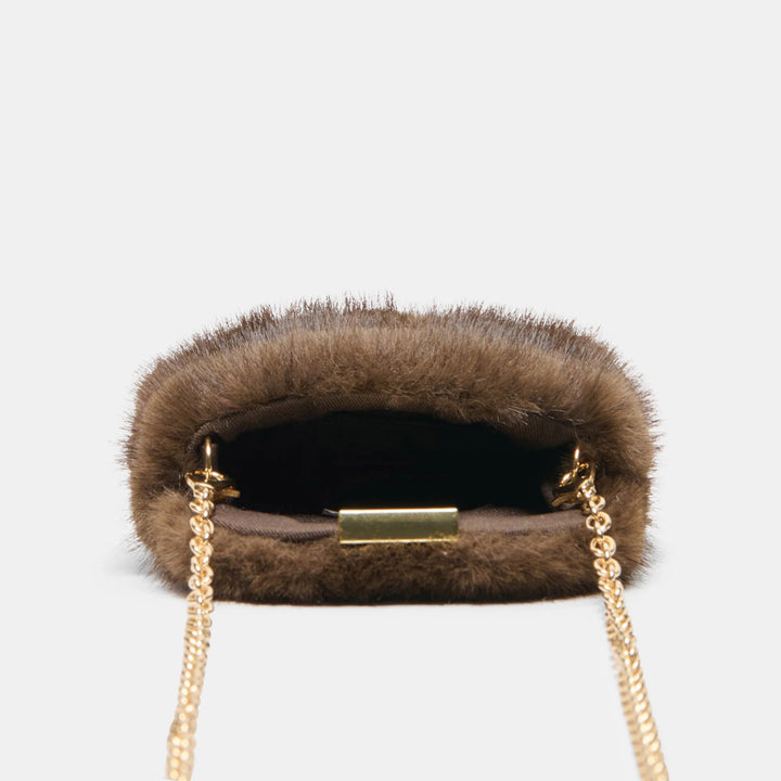 Dolce Vita Brindi Faux Fur Crossbody Wallet