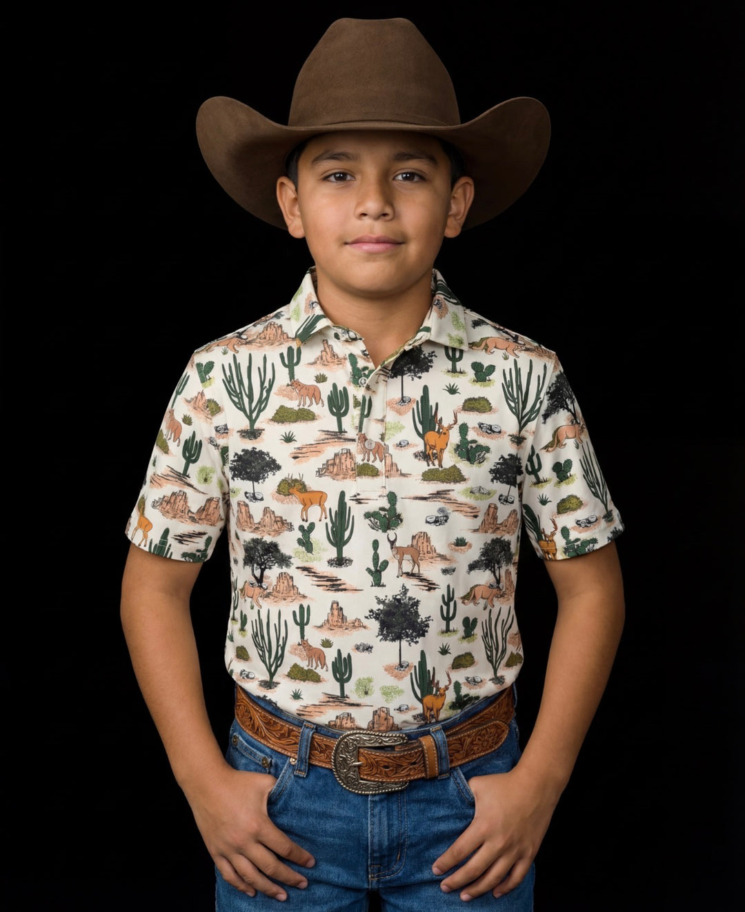BR Boys Ferrell Wilder Polo