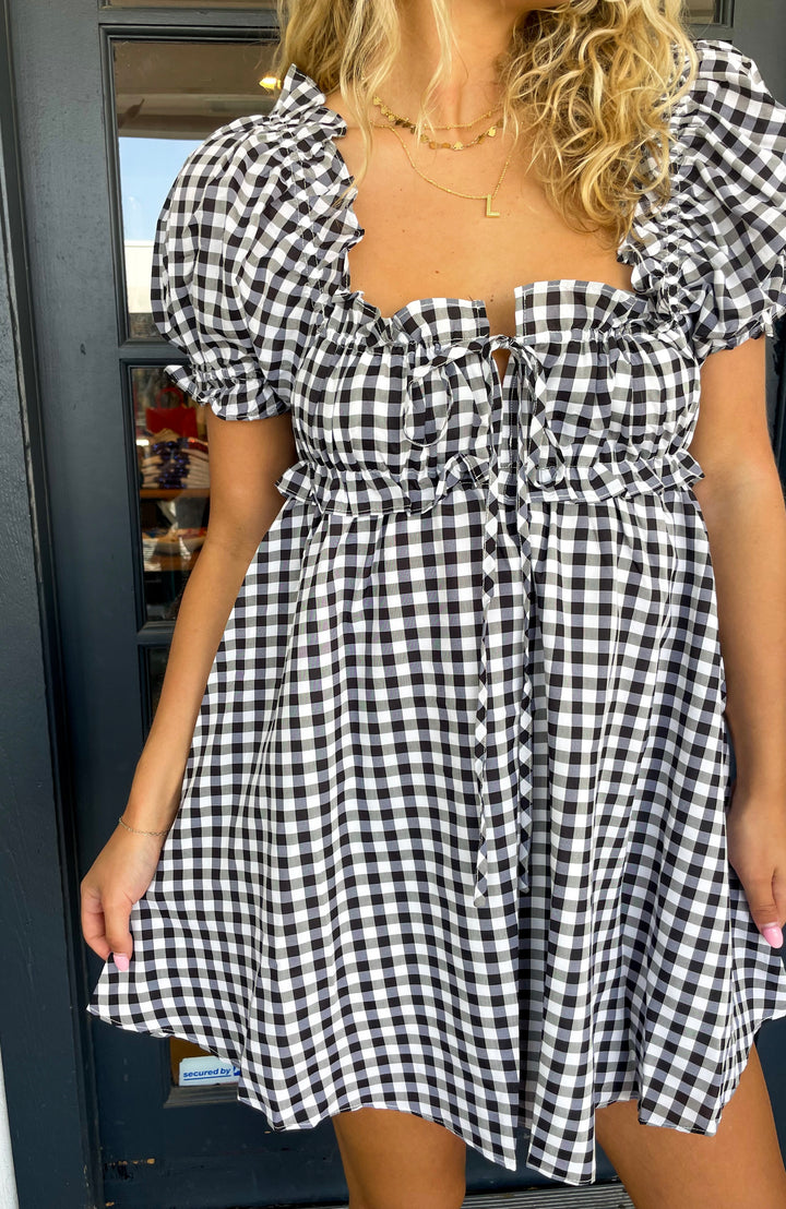 Jac Black Plaid Dress