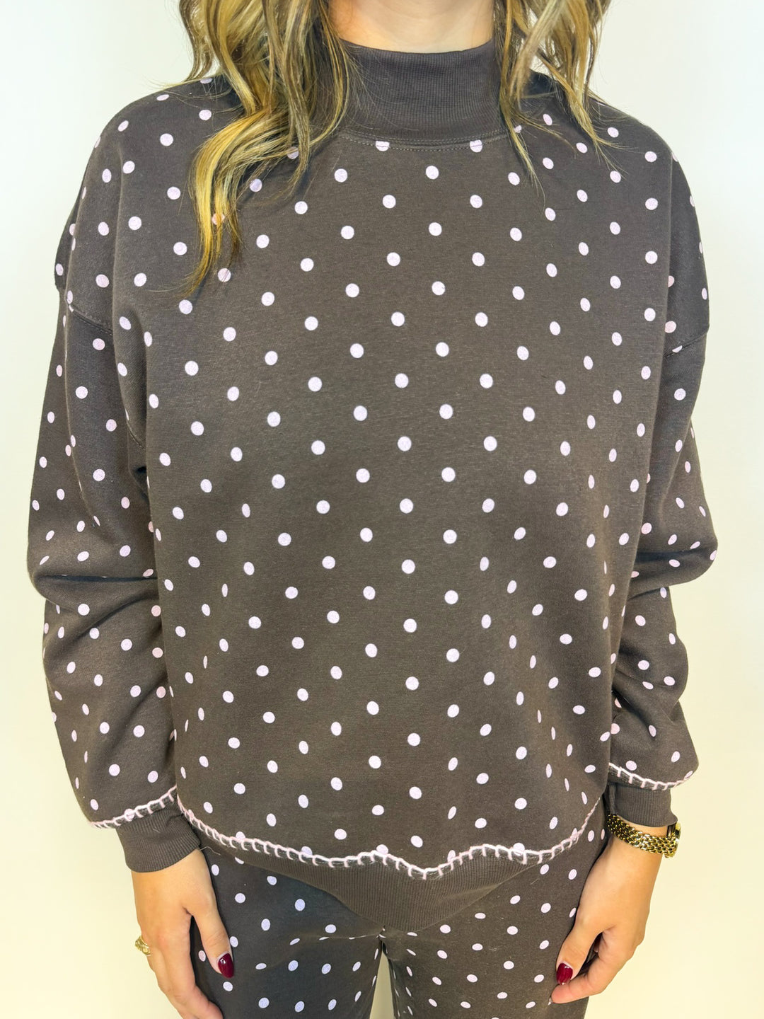 Vintage Havana Essential Fleece Mockneck