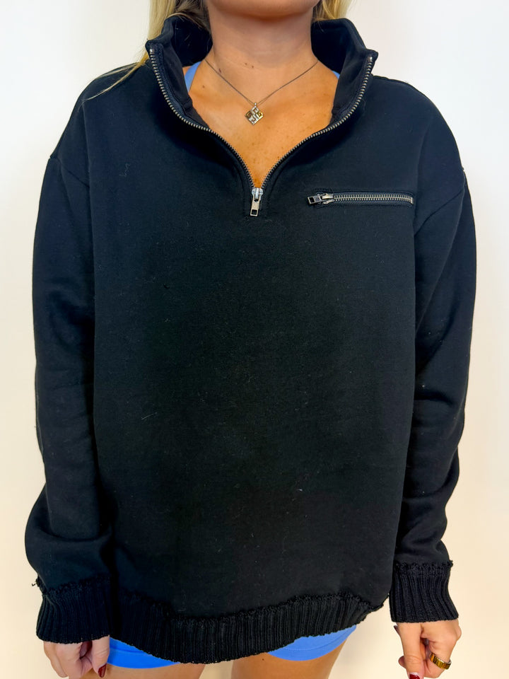 Vintage Havana Vintage Fleece Quarter Zip