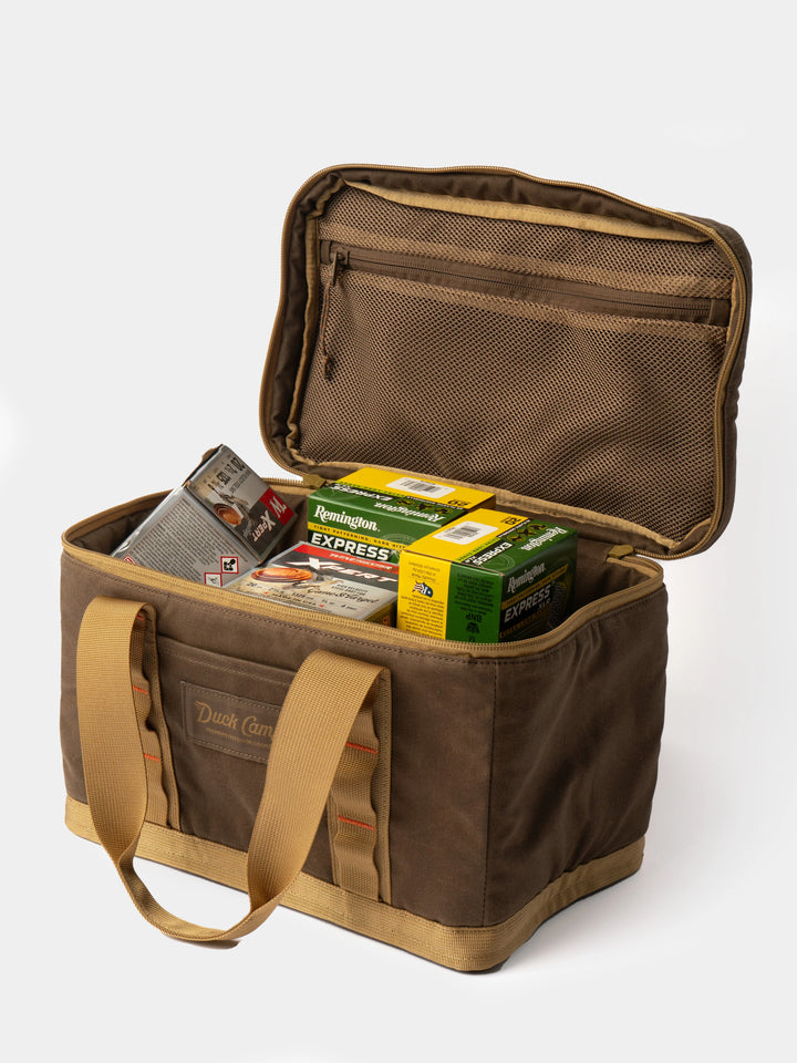 Duck Camp Ammo Tote - Pin Oak/Wheat