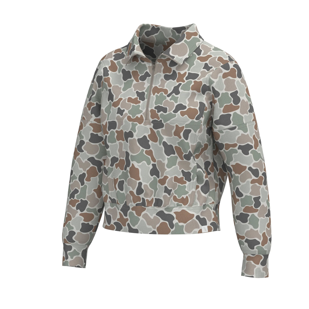 The Local Girl Velvet Fleece Quarter Zip