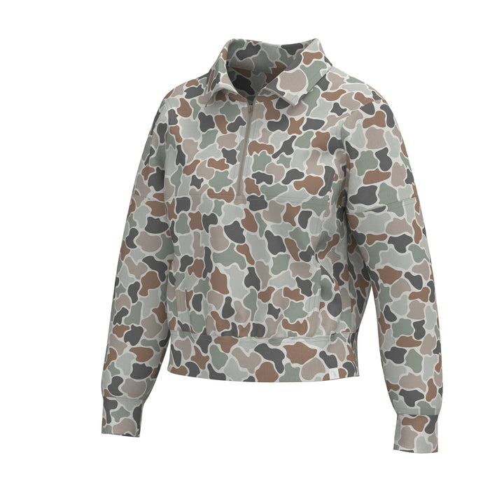 The Local Girl Velvet Fleece Quarter Zip