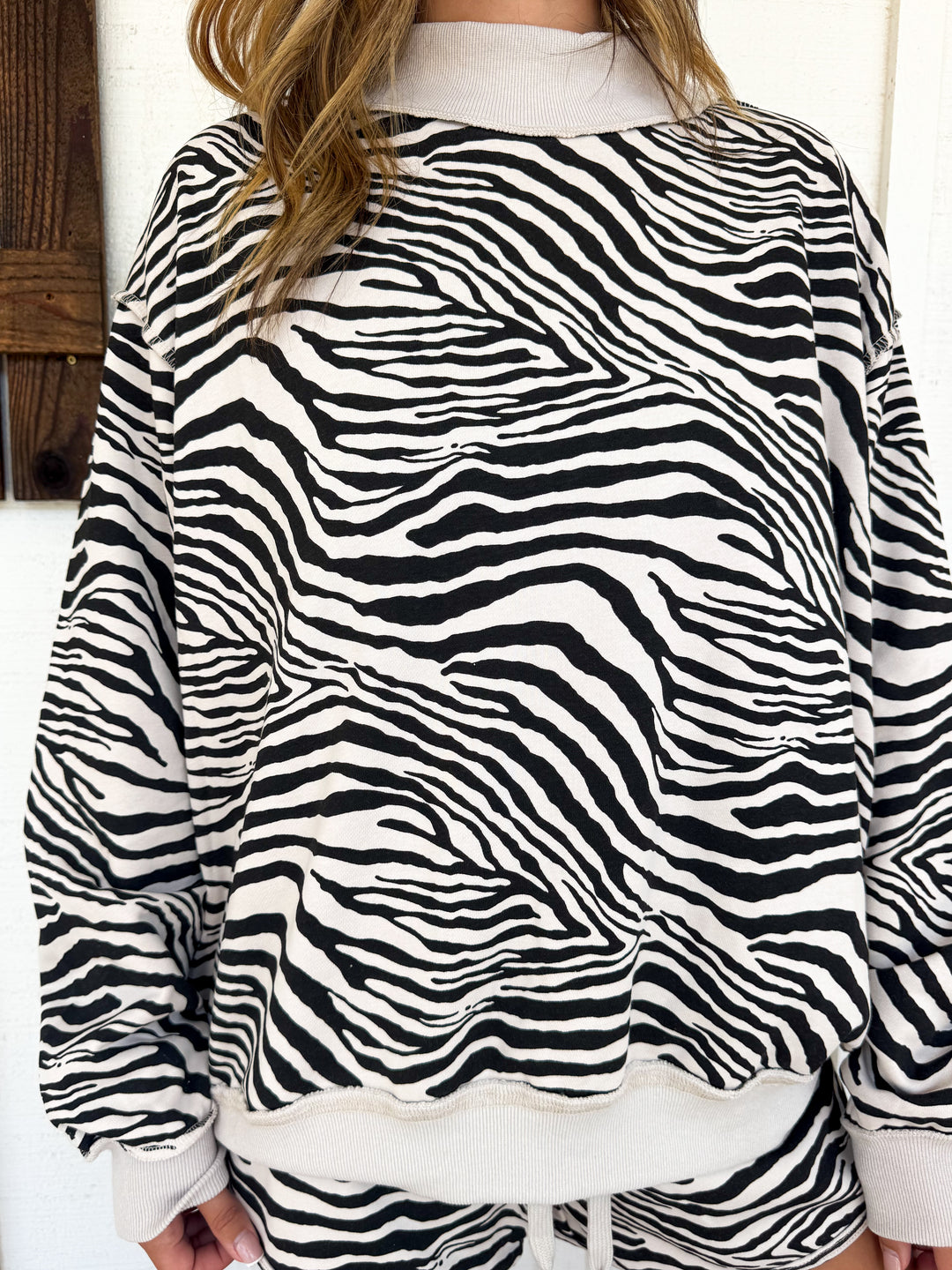 The Zebriella Mockneck