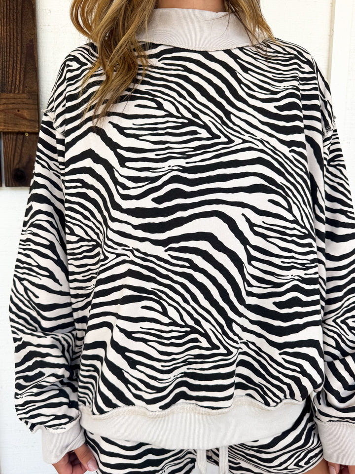 The Zebriella Mockneck