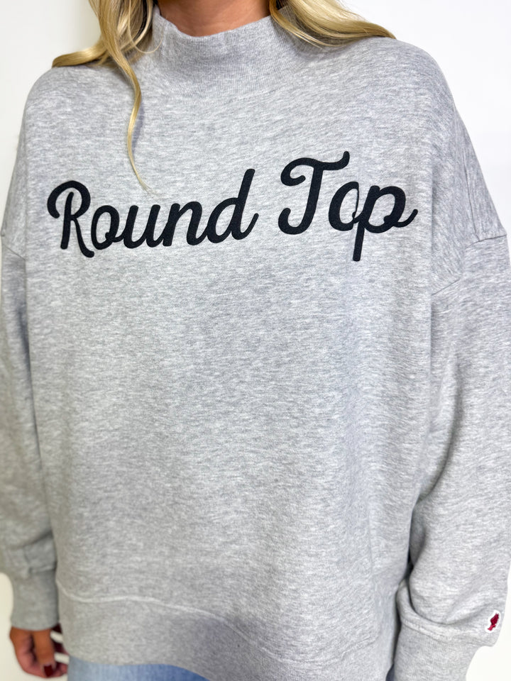 The Round Top Script Mockneck