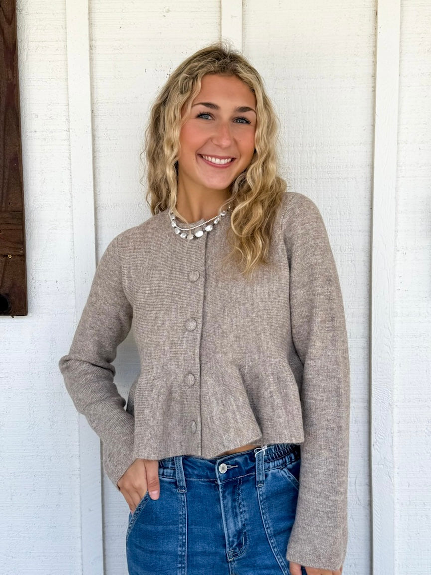 The Carolyn Cardigan Top
