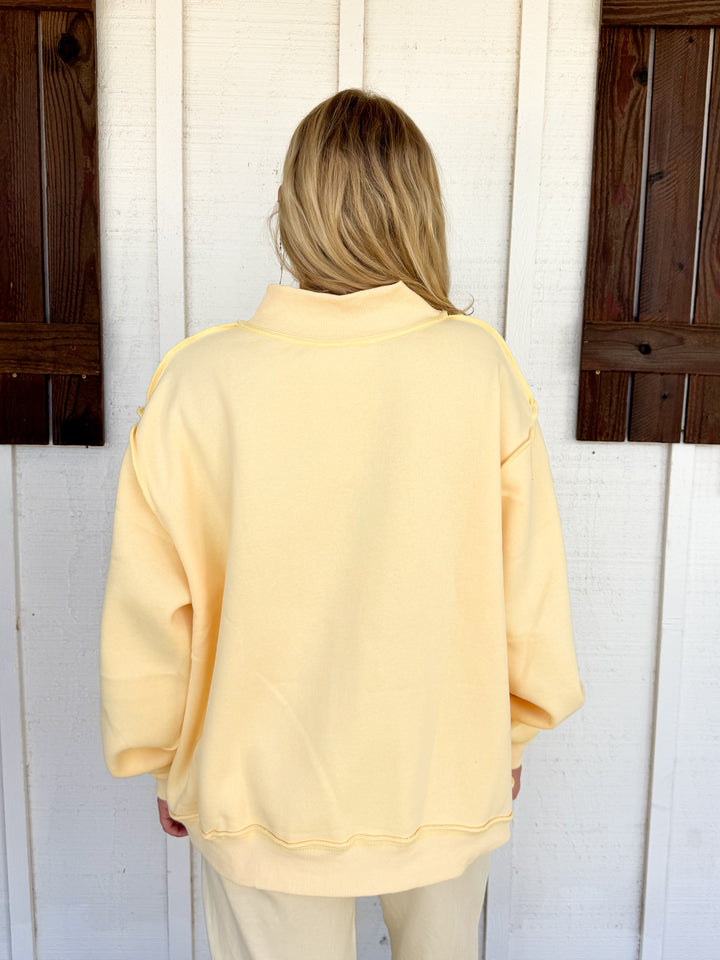 The Dilly Dally Gingham Sweatshirt