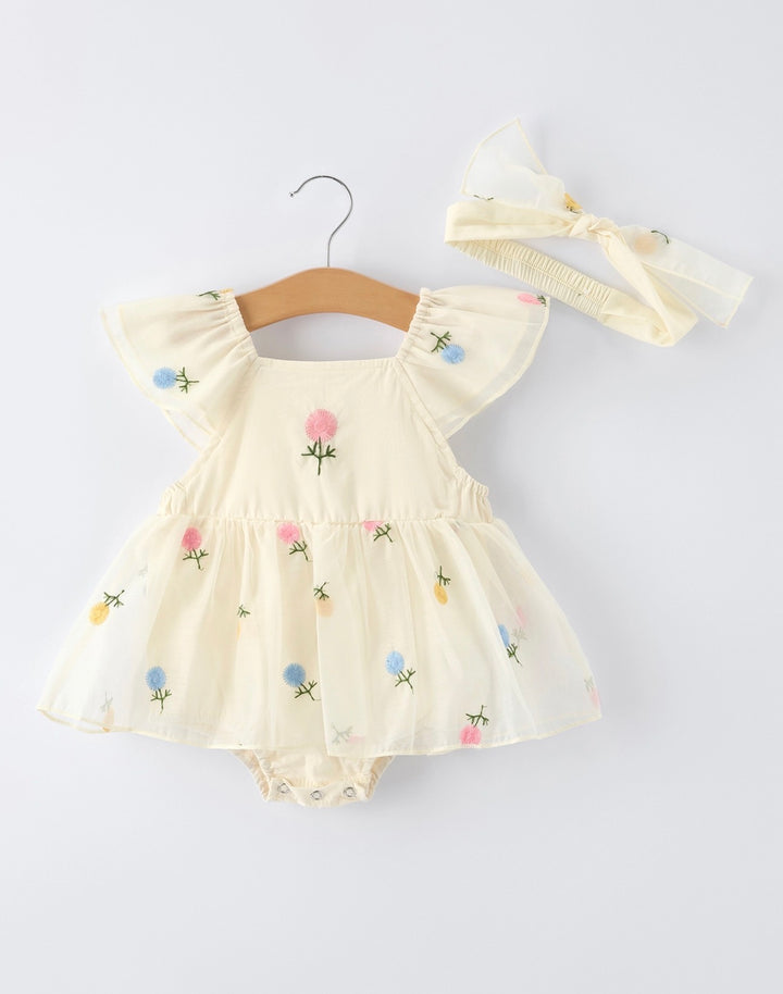 BR Rylee Faith Storybook Floral Romper