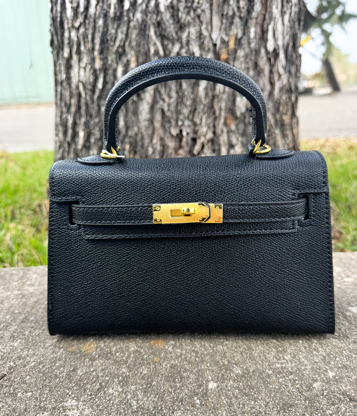 B&C Structured Top Handle Bag