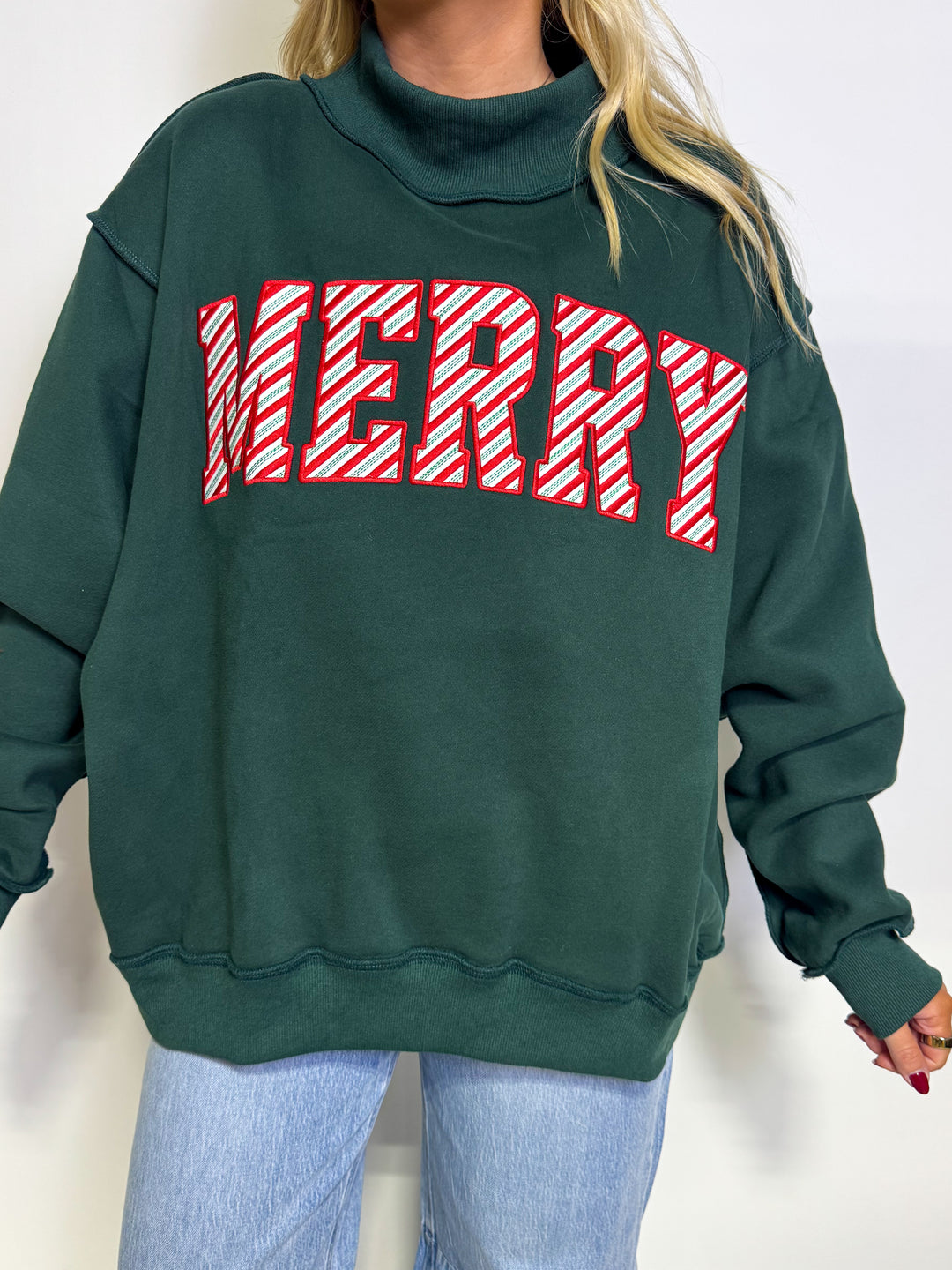 The Merry Striped Sweatshirt