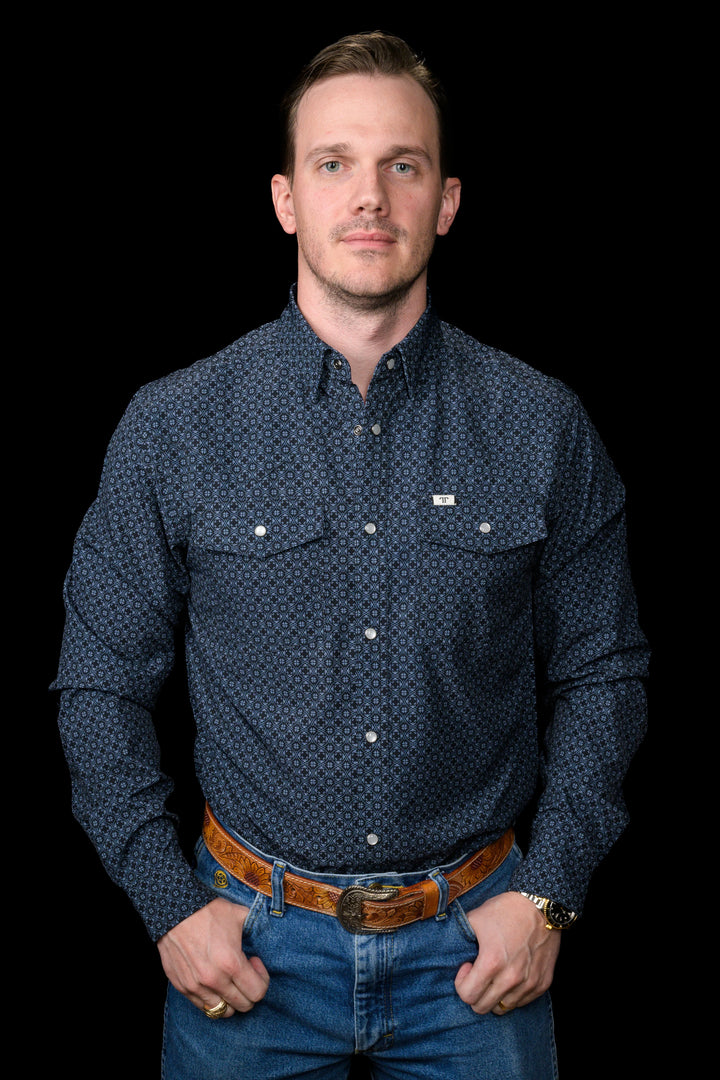 The Silas Long Sleeve Snap Shirt