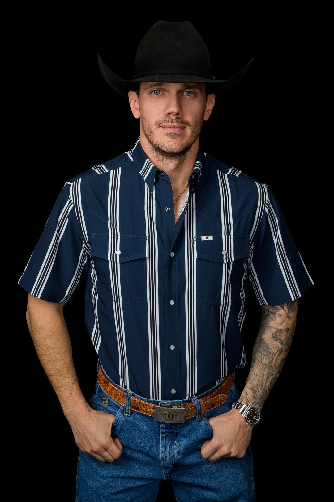 The Hatfield Short Sleeve Pearl Snap Shirt