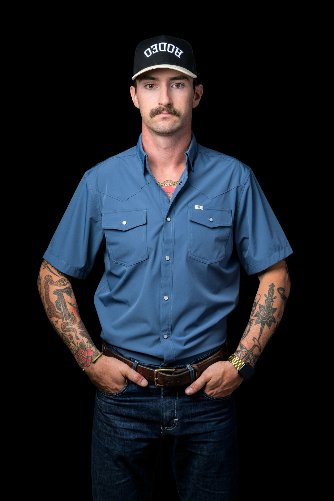 The Ferrell Core Short Sleeve Snap Shirt