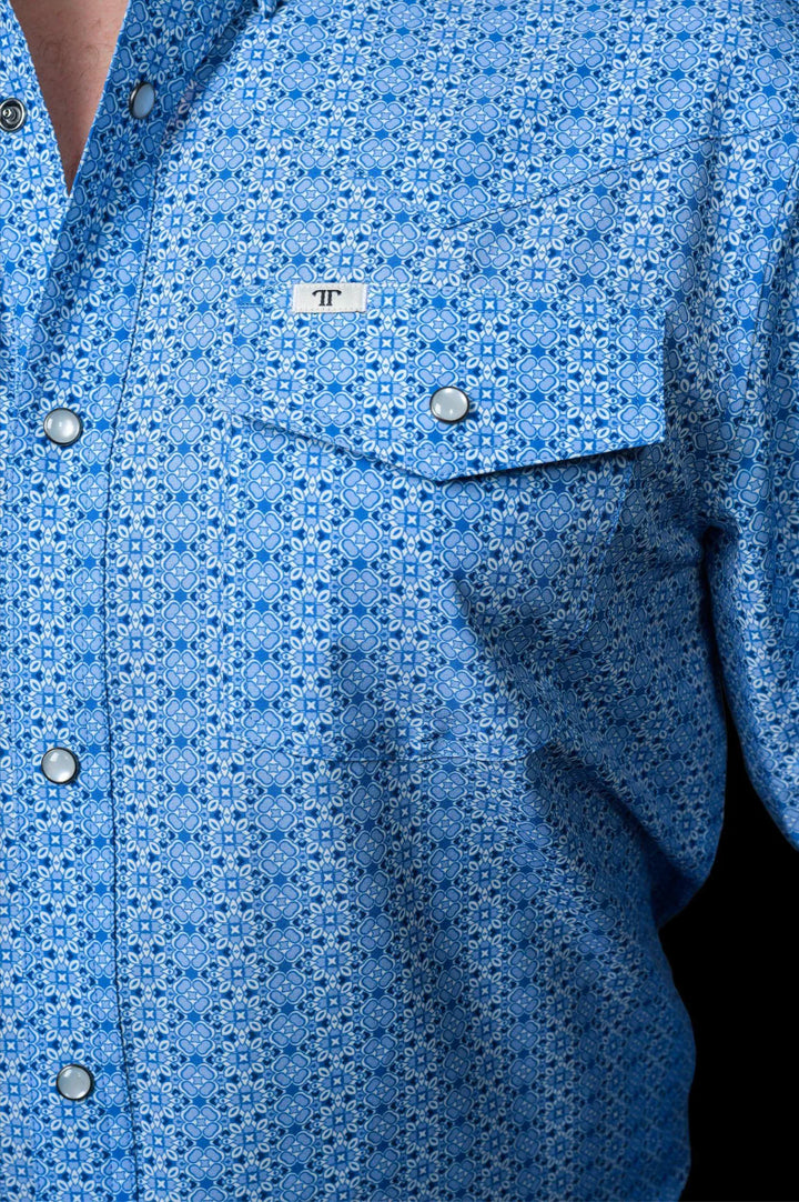 The Jesse Long Sleeve Pearl Snap Shirt